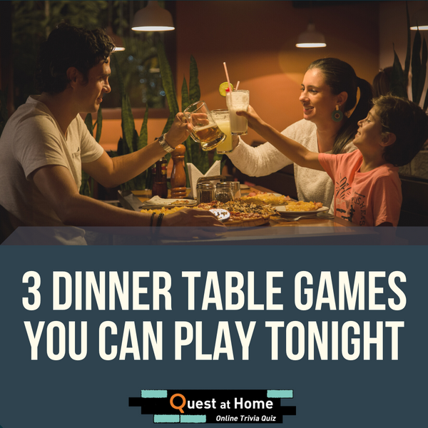 3 Dinner Table Games You Can Play Tonight
