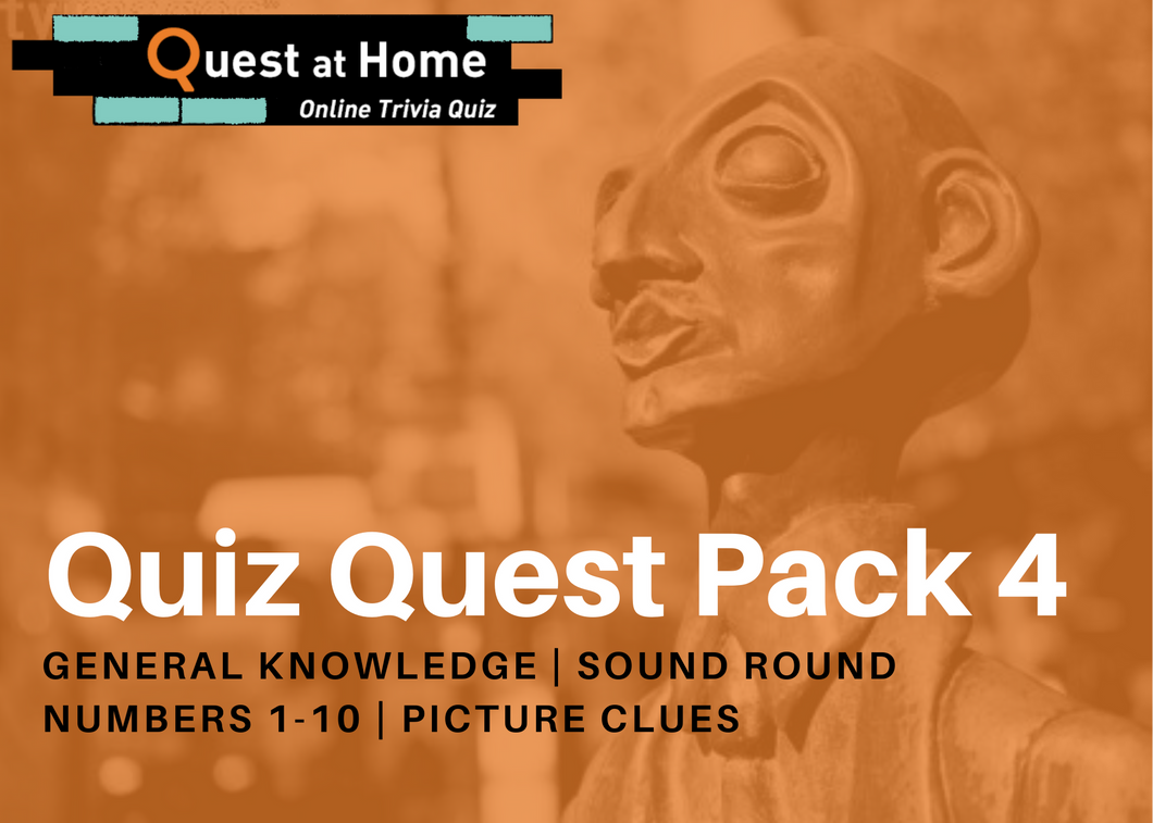 Quest Quiz Pack 4 - At-Home Pub Trivia Quiz