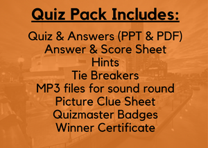 Quest Quiz Pack 4 - At-Home Pub Trivia Quiz