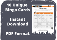 Load image into Gallery viewer, Nature Bingo Game