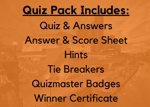Quest Quiz Pack 9 - Pub Trivia Quiz