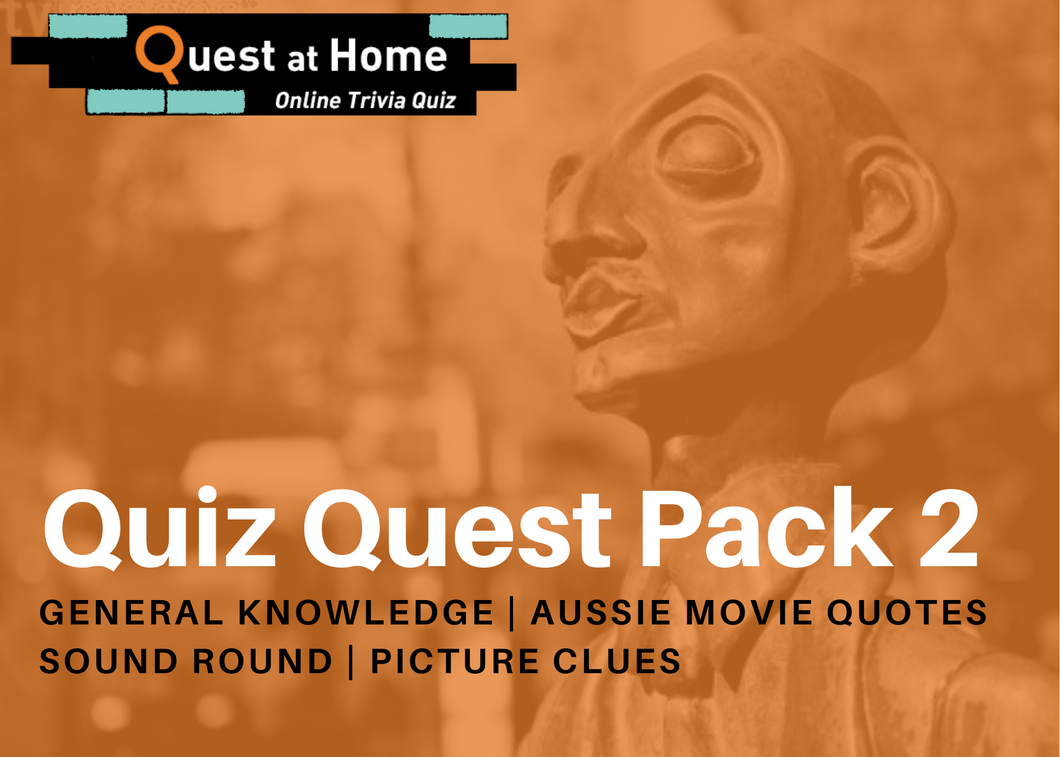 Quest Quiz - Pack 2 - Online Pub Trivia Quiz