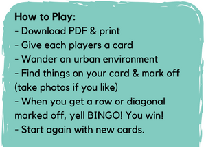 Urban Bingo Game
